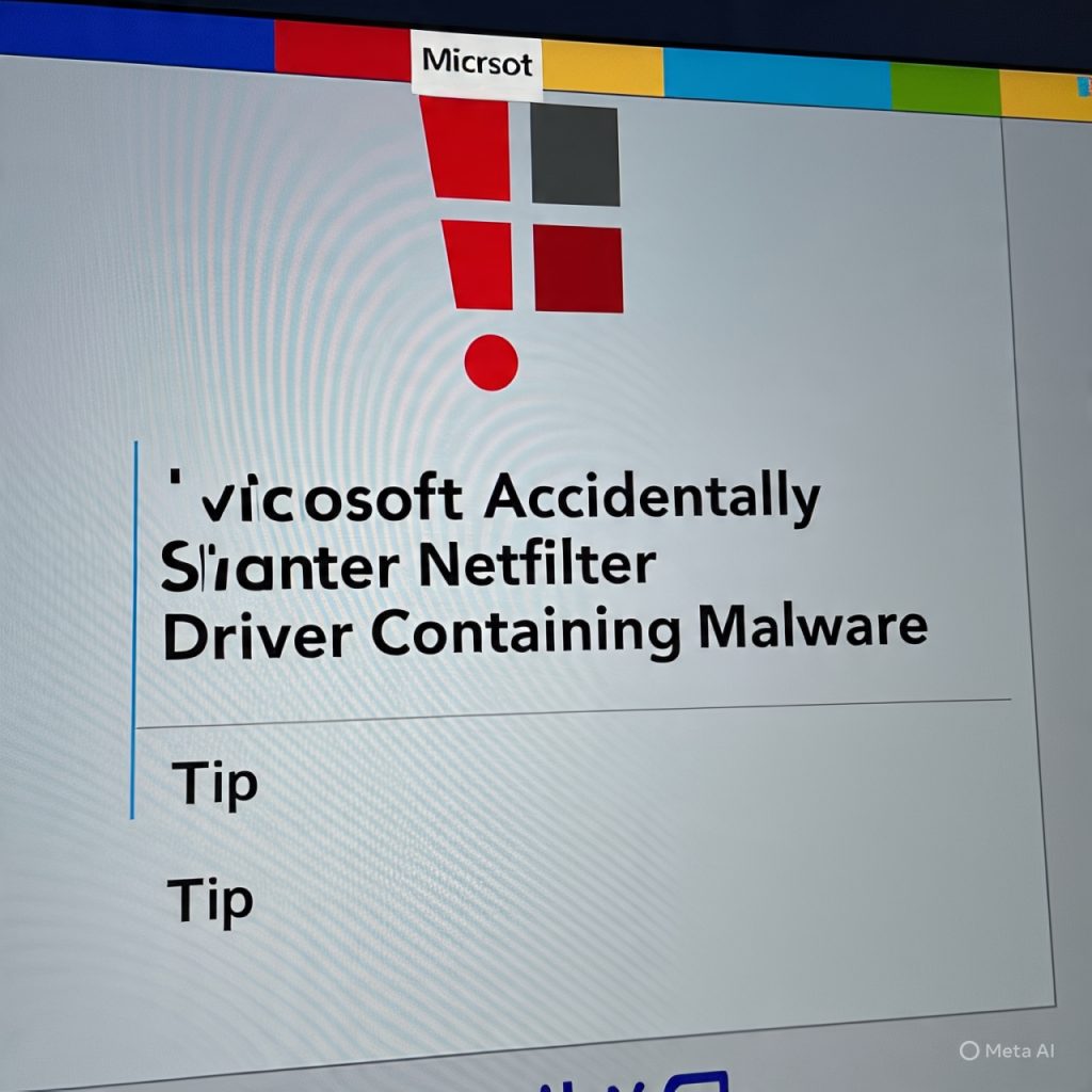 Microsoft Lalai Tandatangani Driver Netfilter Yang Berisi Malware dan 3 Tips
