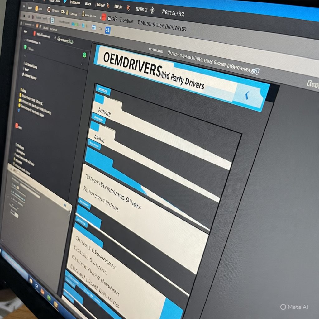 Folder Khsusus OEMDRIVERS Driver Pihak Ketiga di Windows 10 