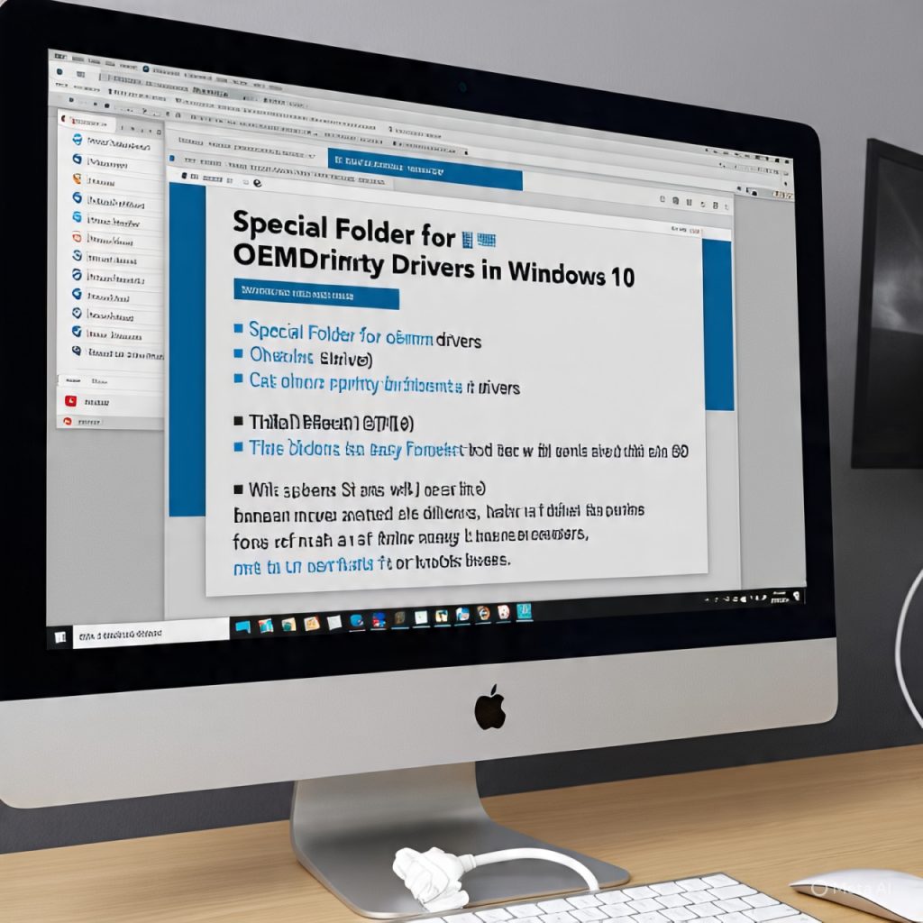 Folder Khsusus OEMDRIVERS Driver Pihak Ketiga di Windows 10 