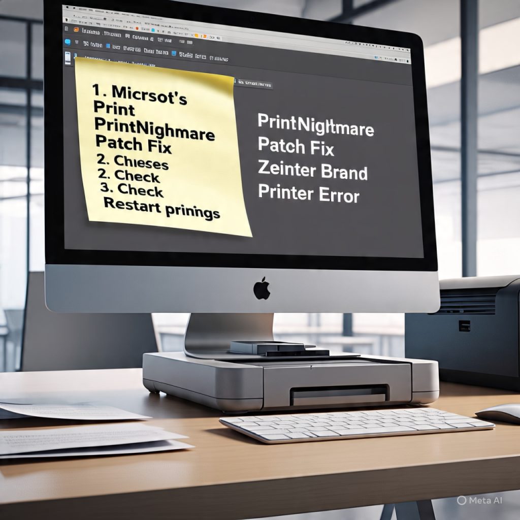 Patch Perbaikan PrintNightmare Dari Microsoft, Sebabkan Printer Merk Zebra Error dan 3 Tips