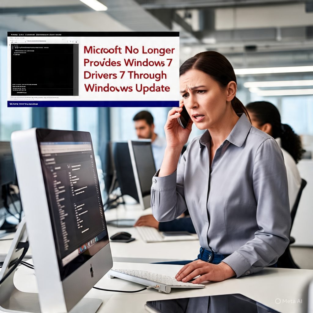 Microsoft Tak Lagi Sediakan Driver Windows 7 Lewat Windows Update