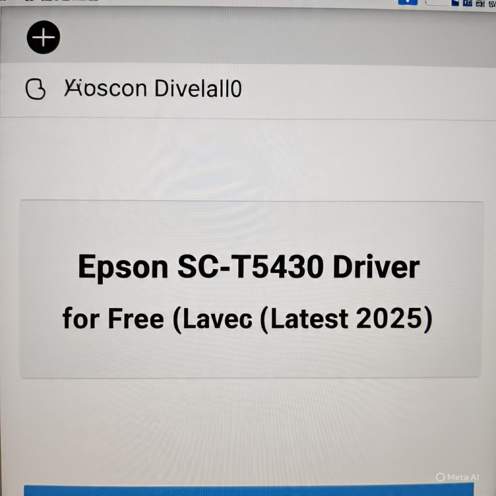 Download Driver Epson SC-T5430 Gratis (Terbaru 2025)