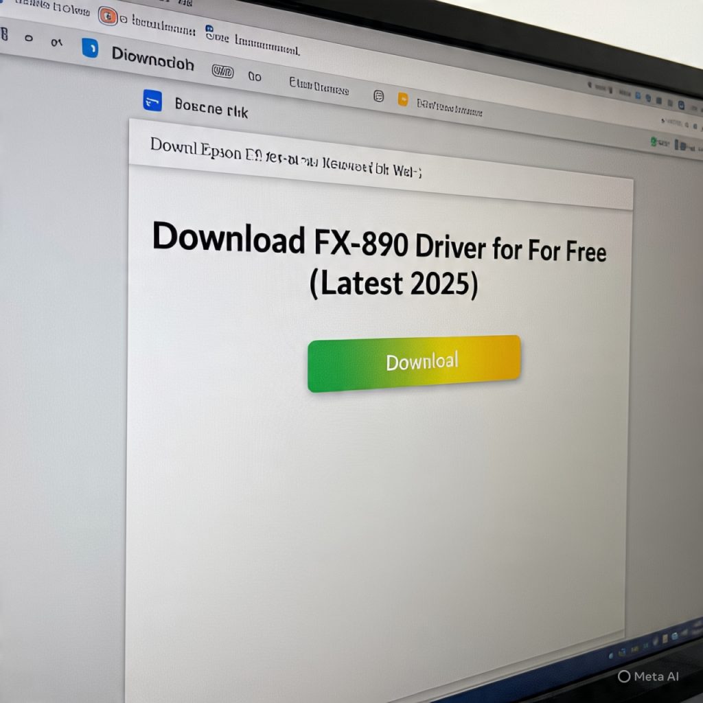Download Driver Epson FX-890 Gratis (Terbaru 2025)