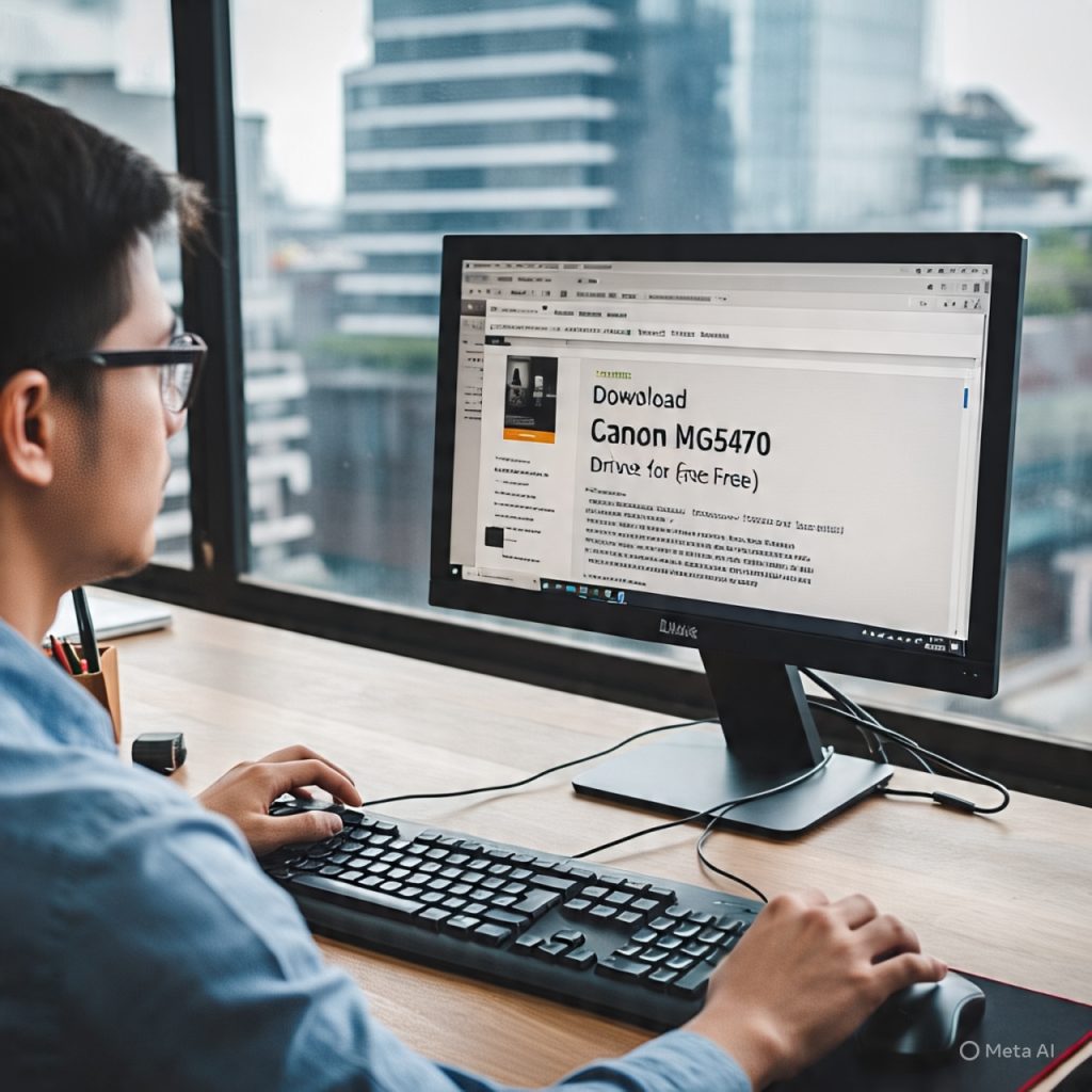 Download Driver Canon MG5470 Gratis (Terbaru 2025)