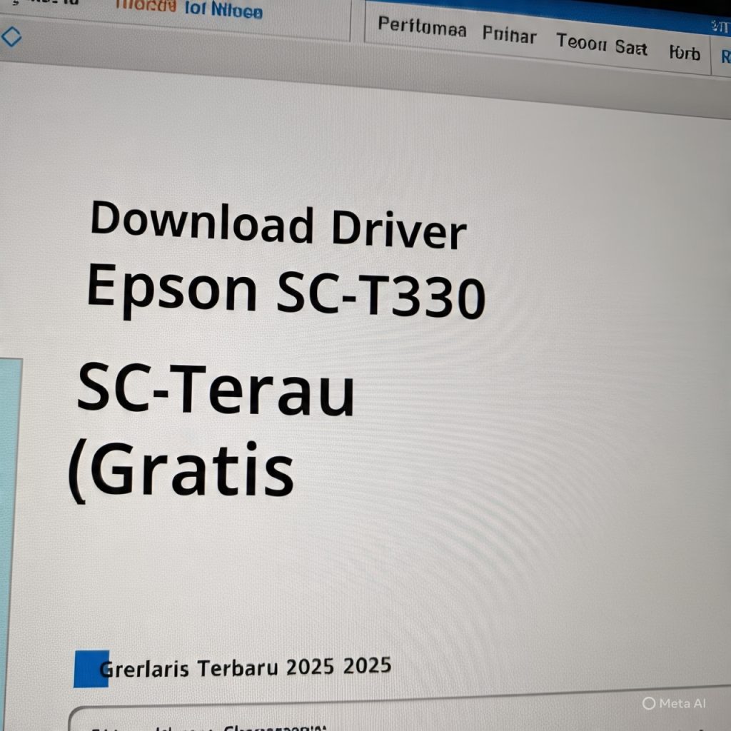 Download Driver Epson SC-T3130 Gratis (Terbaru 2025)