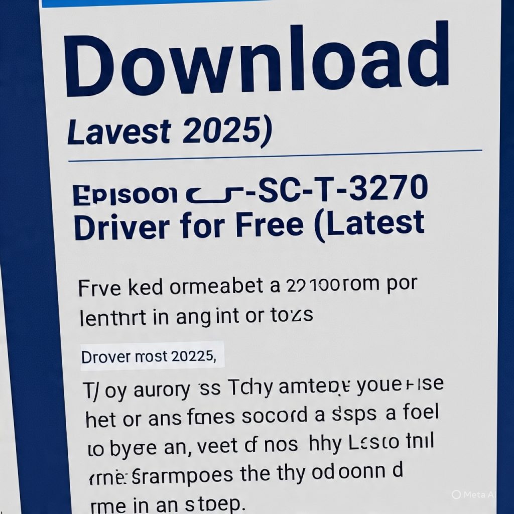 Download Driver Epson SC-T3270 Gratis (Terbaru 2025)